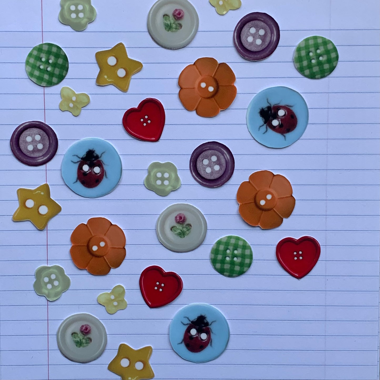 Button Sticker Set