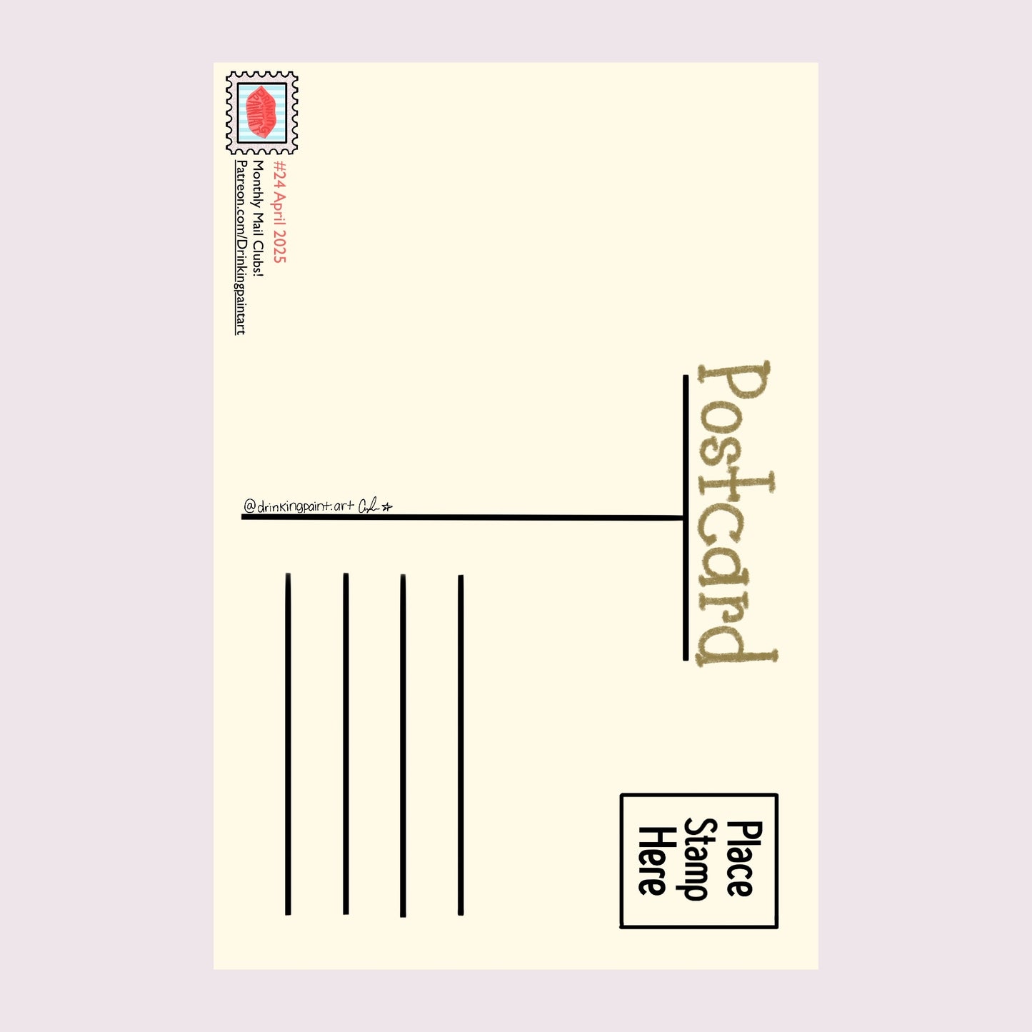 April 2025 Postcard