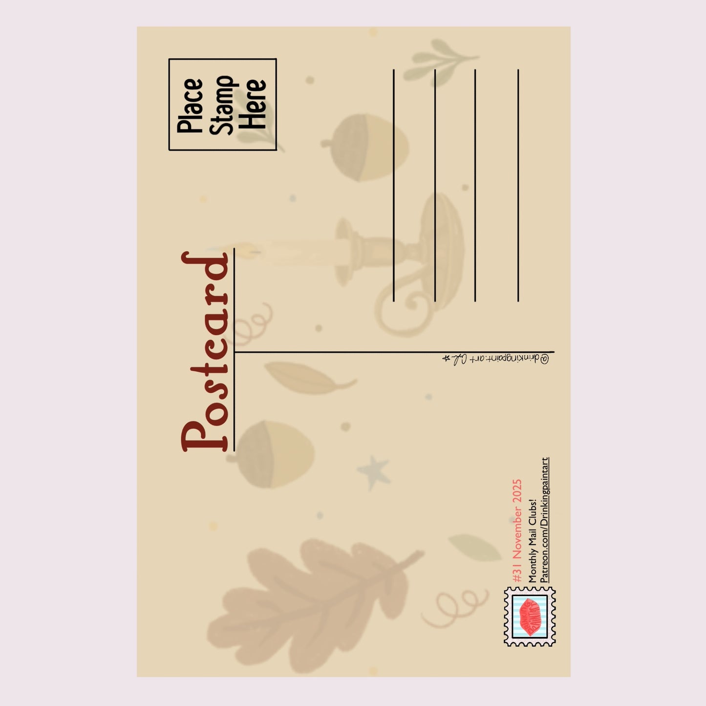 November 2025 postcard