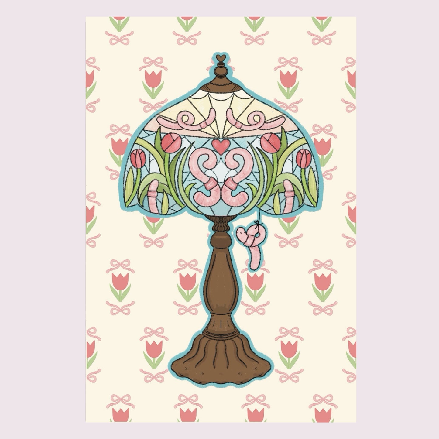 Stained Glass Postcard