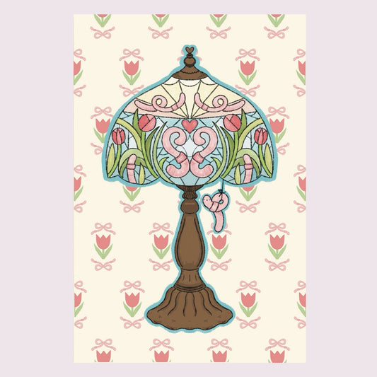 Stained Glass Postcard