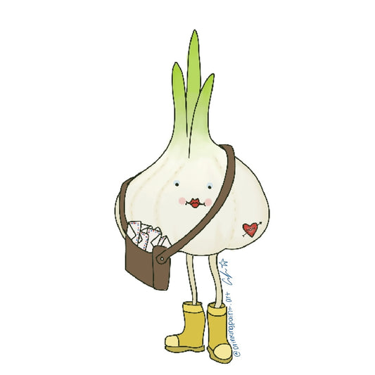 Garlic Girl Sticker