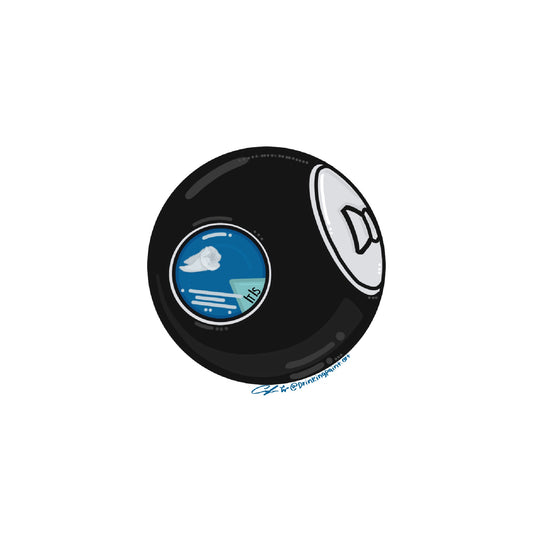 8 Ball x Tooth Sticker