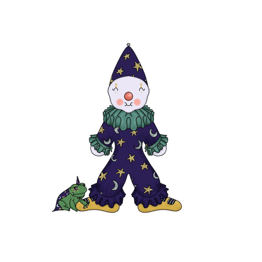 Wollie The Clown Sticker